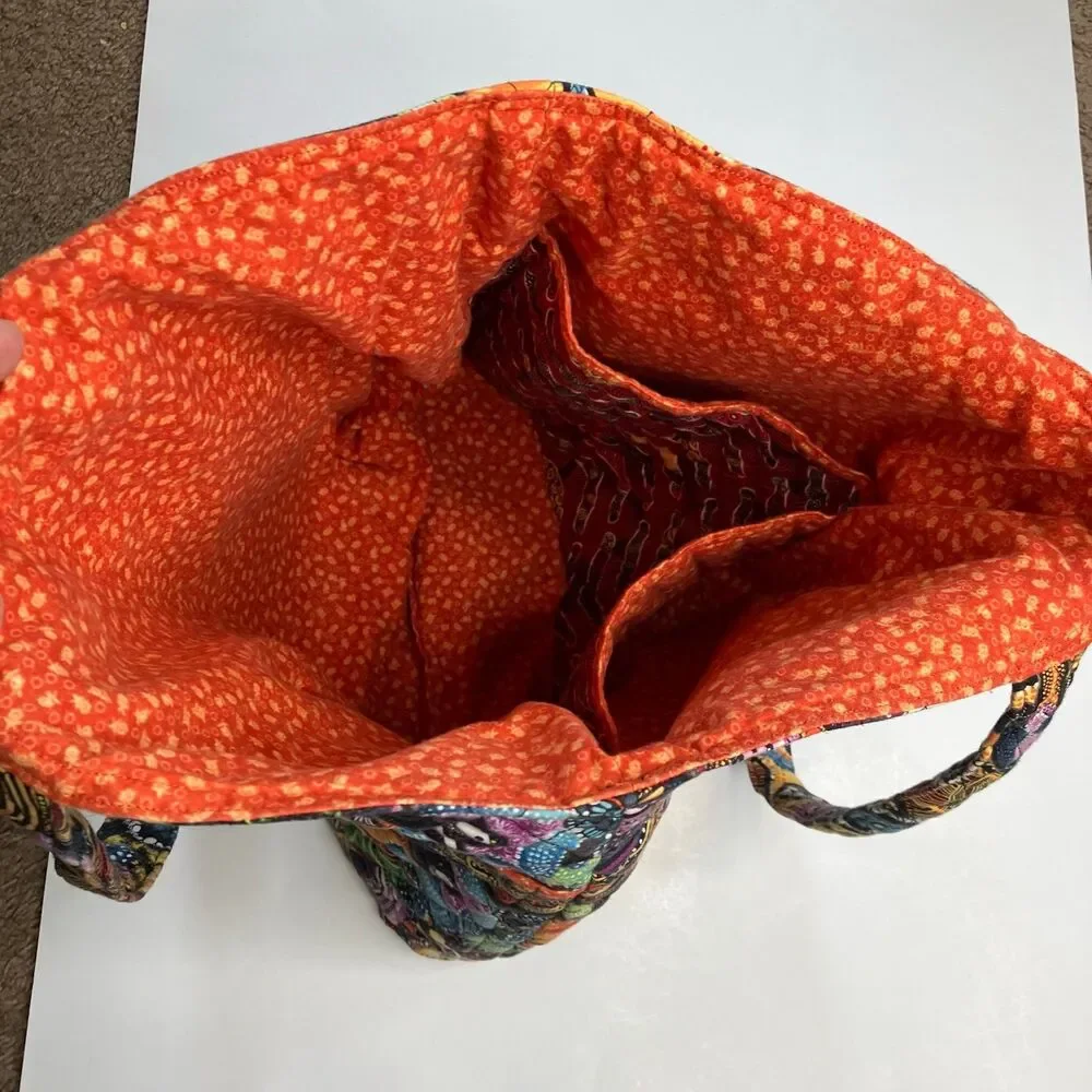 Women’s Paisley Print Handmade Large Shoulder Tote Bag